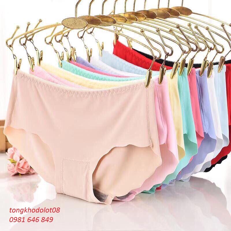 Combo 10 quần lót su viền sóng 43-60kg