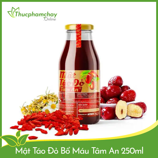 Mật táo đỏ tâm an 250ml hỗ trợ bổ máu tăng đề kháng
