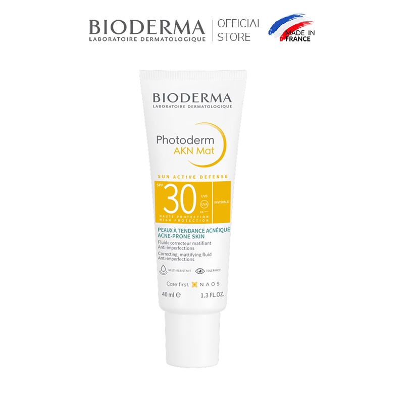 Kem chống nắng cho da hỗn hợp và da dầu Bioderma Photoderm AKN Mat SPF30
