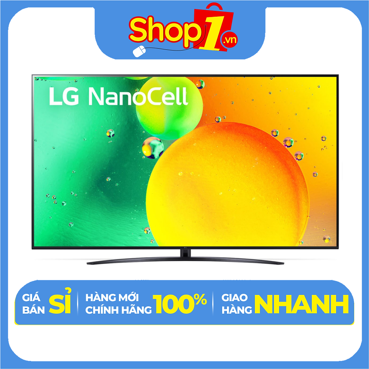 Smart tivi nanocell lg 4k 75 inch 75nano76sqa