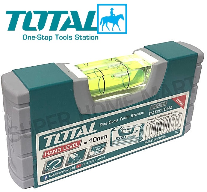 Thước thủy nam châm từ tính 10cm hand level total chính hãng tmt20105m