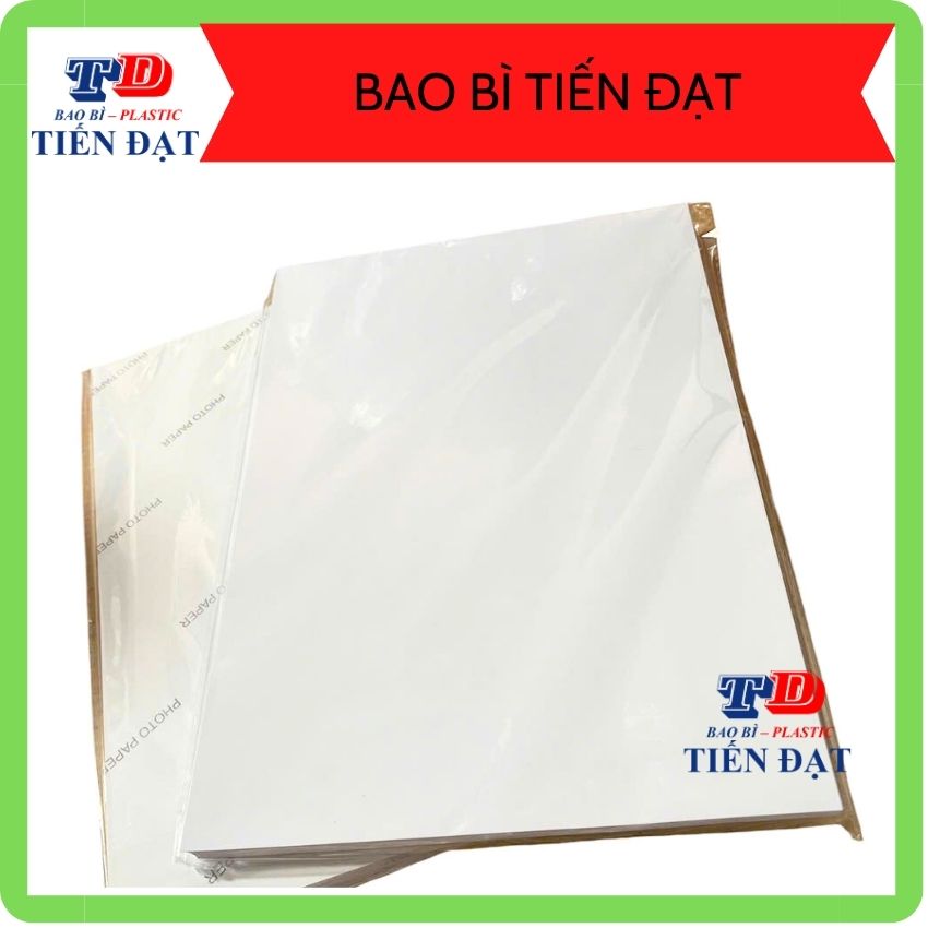 [ in ohun] Xấp 50 Tờ Decal Ảnh PHOTO PAPER, Dùng Để In Ảnh, Sticker, Tem Nhãn; BAOBITIENDAT