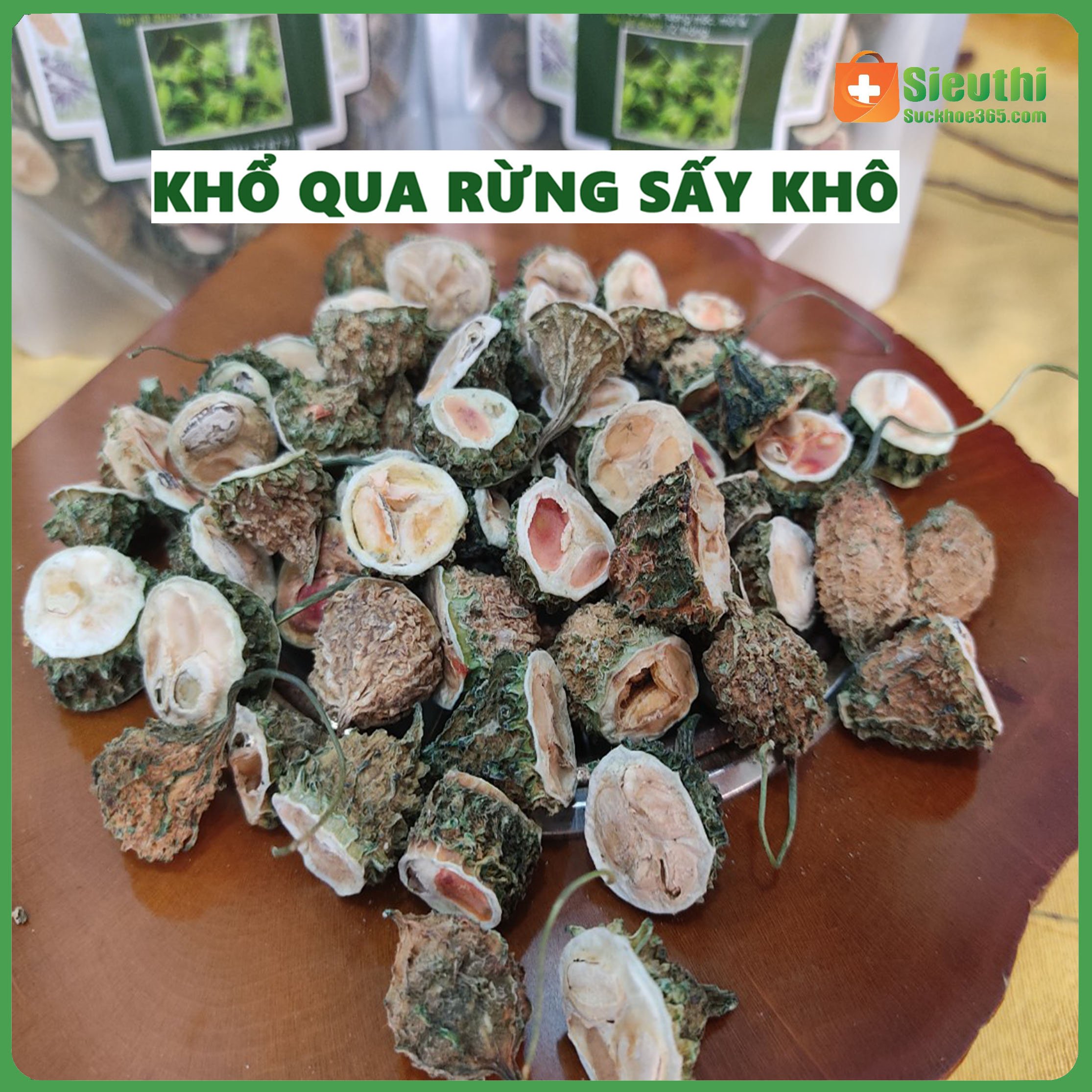 Khổ qua rừng sấy khô 200g- ổn định đường huyết