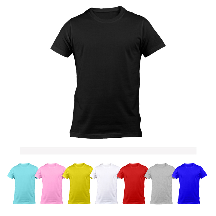 Áo Thun Basic Unisex Nam Nữ Nhiều Màu - In Áo Đồng Phục