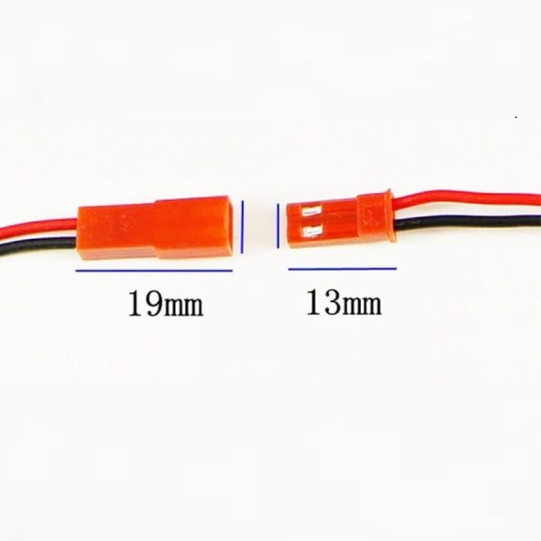 Dây nối pin jst-2p cặp đực cái 15cm