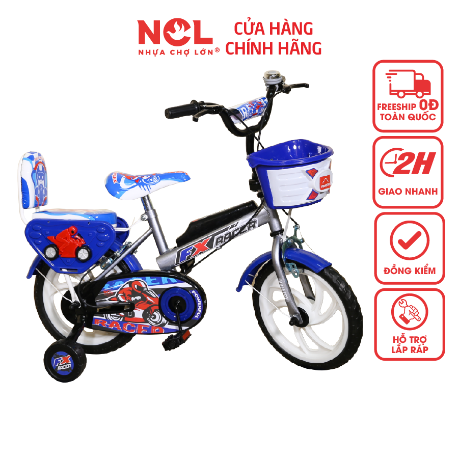 Xe Đạp Trẻ Em Nhựa Chợ Lớn K89 Dành Cho Bé Từ 2 - 4 Tuổi