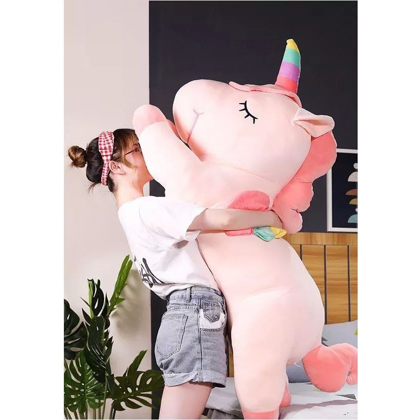 Thú nhồ bông Pony size lớn, gấu ôm thú nhồi bông Pony mềm mịn giá rẻ cho bé
