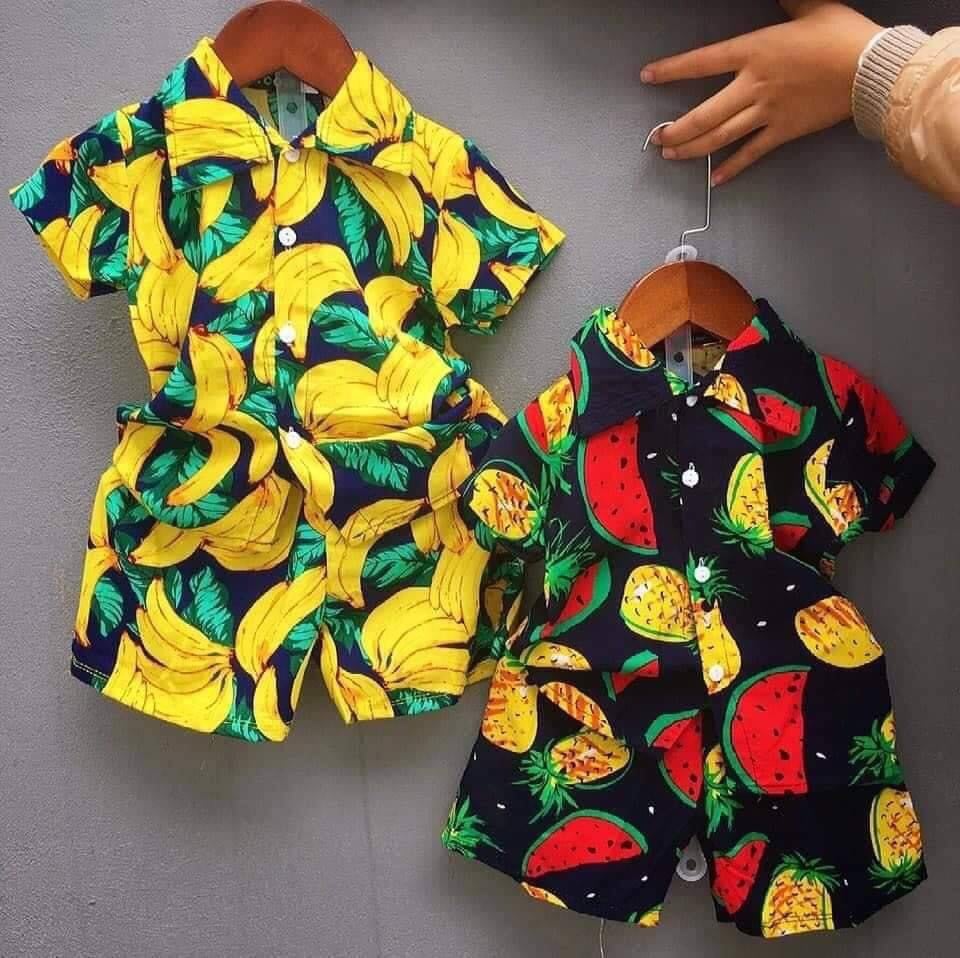 Bộ quần áo chất vải lanh mềm mịn, mát lịm cho bé yêu