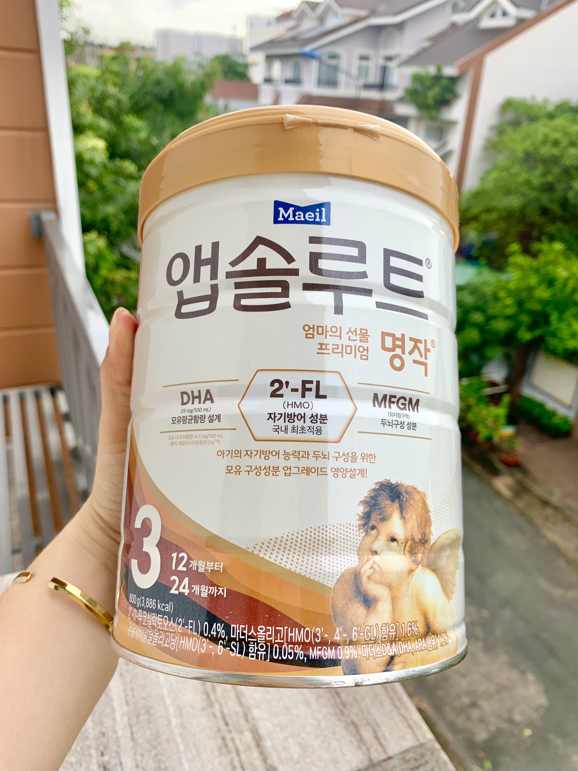 Sữa bột maeil thiên thần nội địa hàn số 3 800g