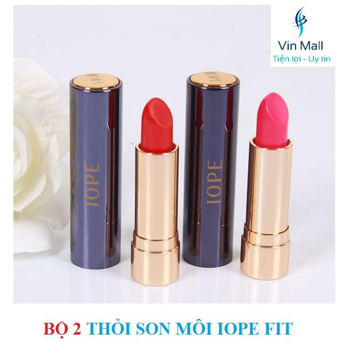 Bộ 2 Thỏi Son Môi Iope Fit Hàn Quốc - Mẫu mới