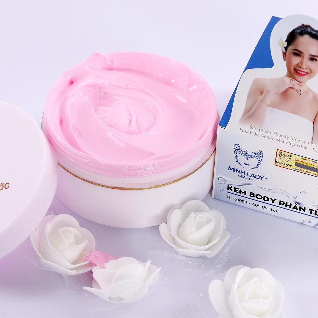 [HCM]{Bán Chạy} KEM BODY PHÂN TỬ NƯỚC Minh Lady Beauty chống nắng dưởng da bật tông ngay sau 3 ngày