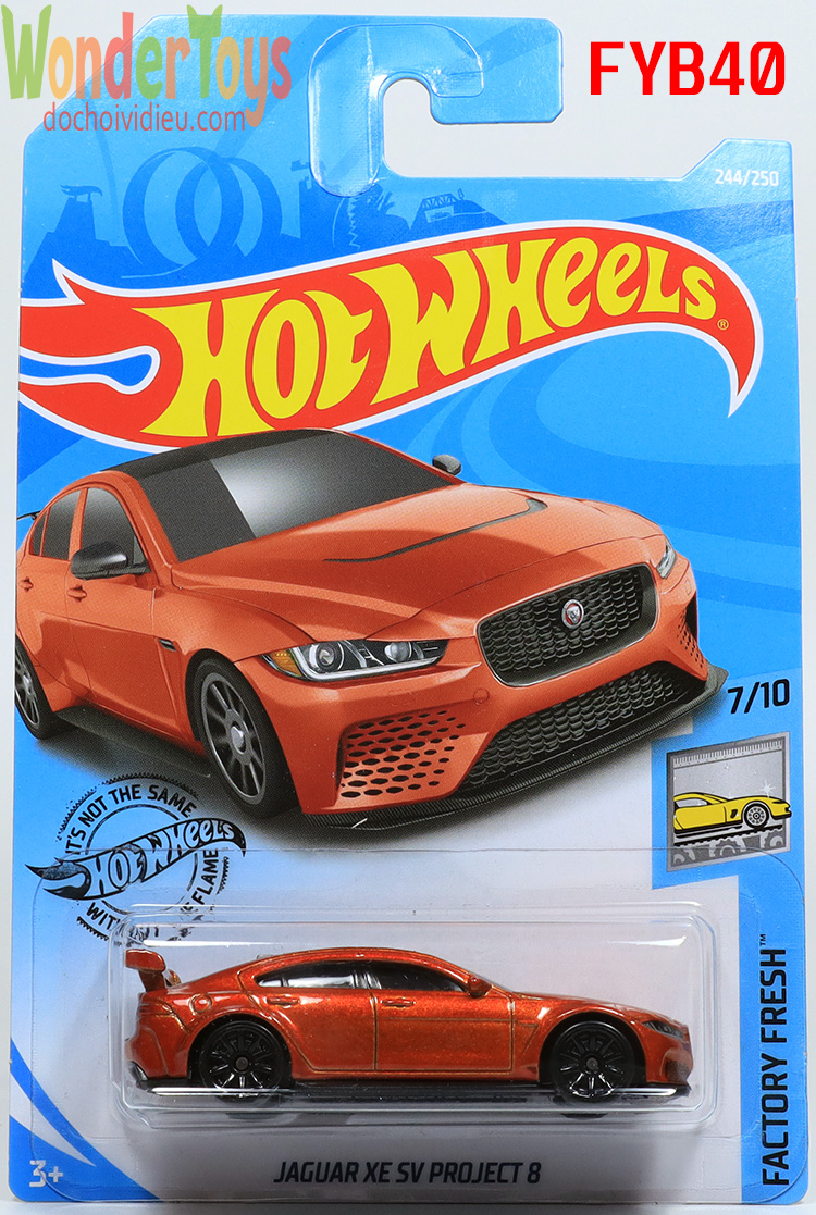 Xe mô hình hot wheels jaguar xe sv project 8 collections factory fresh - 2019 - fyb40