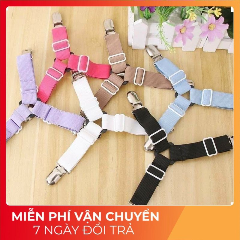 Kẹp ga giường chống tụt set 4 chiếc