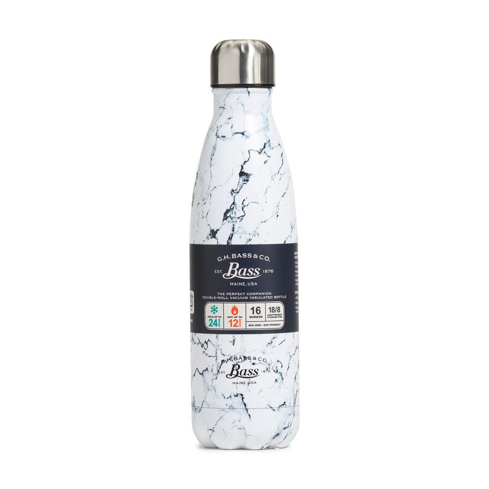 Bình nước giữ nhiệt g.h.bass 1876 - 473ml màu trắng vân