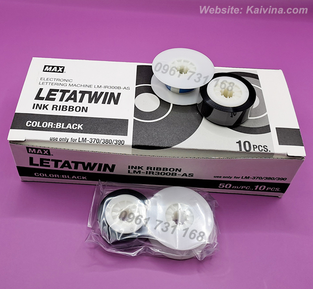 Cuộn mực đen lm-ir300b-as /mực máy in đầu cốt max/ mực máy max/ mực chính hãng max japan/ mực máy in lm-370/380/390/550