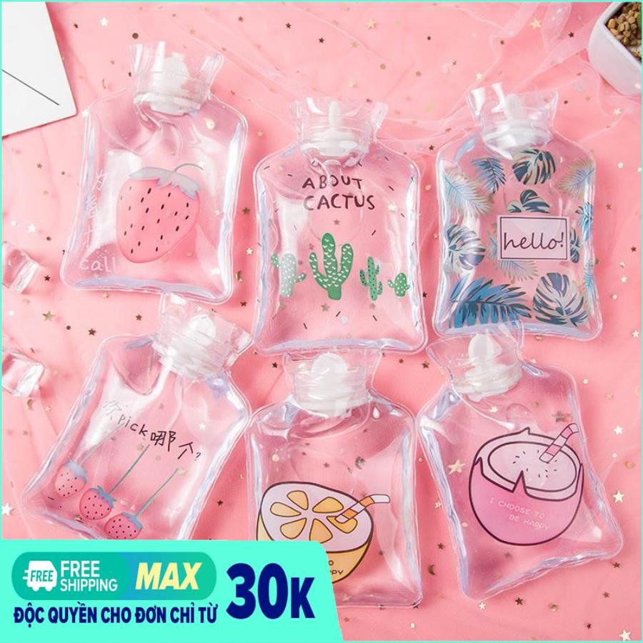 [HÀNG MỚI VỀ] Túi Sưởi Chườm Nóng Lạnh Trong Suốt cầm tay Mini- Túi chườm trong suốt- túi chườm nóng lạnh đau bụng kinh - GIAO MẪU NGẪU NHIÊN