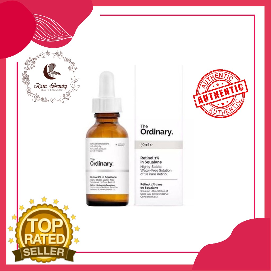 Tinh Chất The Ordinary Retinol 0,2 % - 0,5% - 1% In Squalane