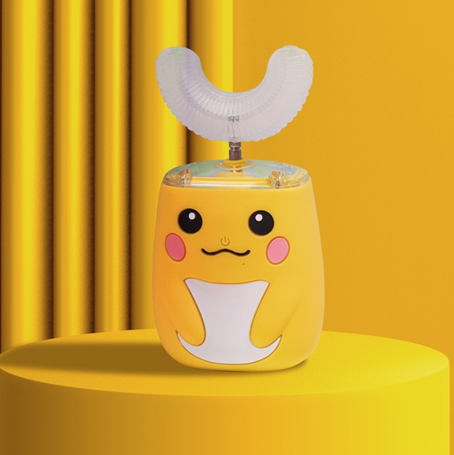 [HCM]Bàn Chải Đánh Răng Điện Tử Hình Chữ U Trẻ Em Bàn Chải Tập Đánh Răng Cho Bé YQS-818