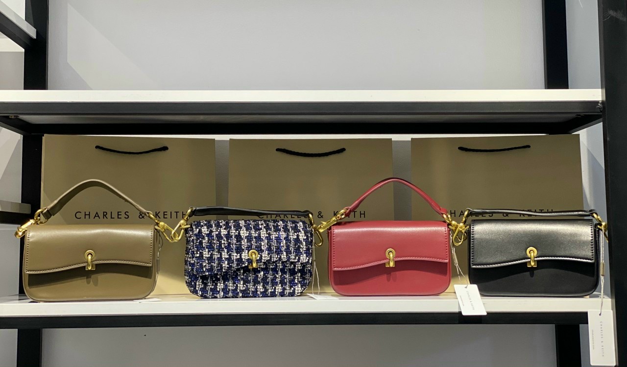 Túi xách size 19cm onweb (4 màu: đen đỏ tea màu phối) túi xách nữ xinh CK2-80270609