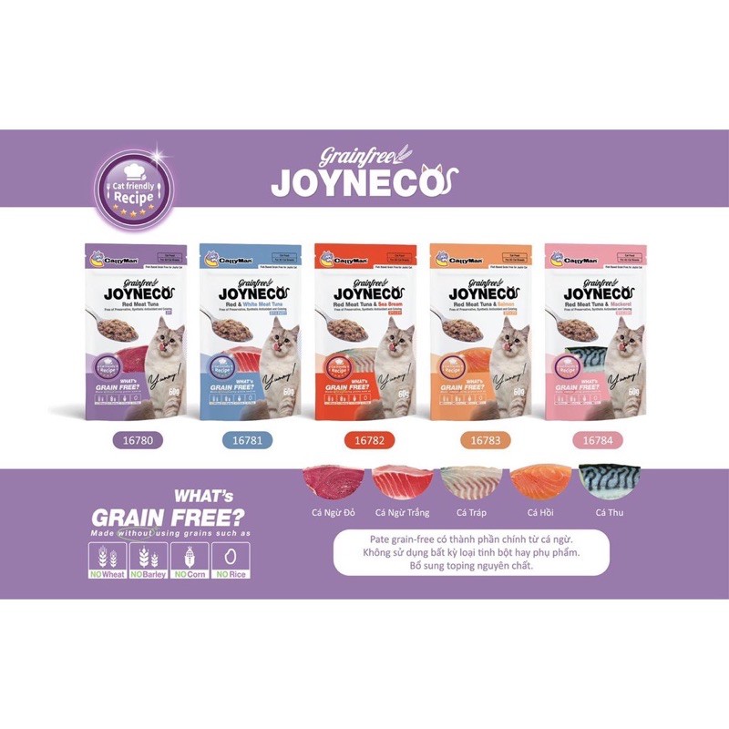 Pate mèo Joyneco 60gr hàng Nhật của Catty Man