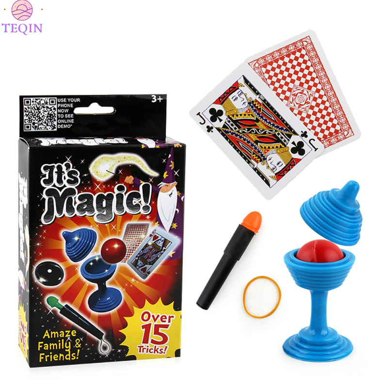 TEQIN Fast Delivery Fun Starter Magic Tricks Set Magicians Hat Kids