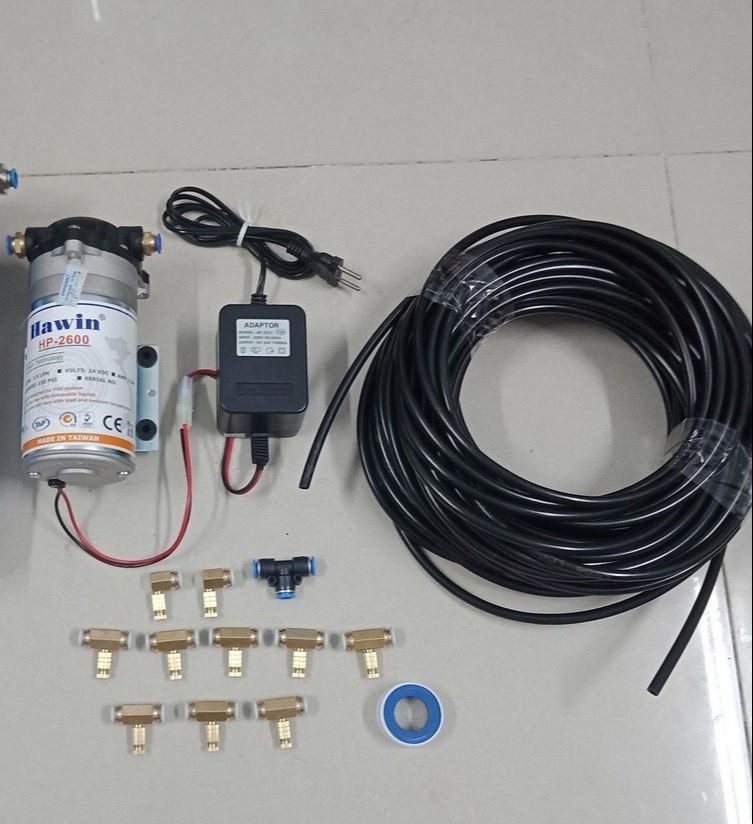 Bộ phun sương hawin hp-2600 đài loan loại tốt 10 béc