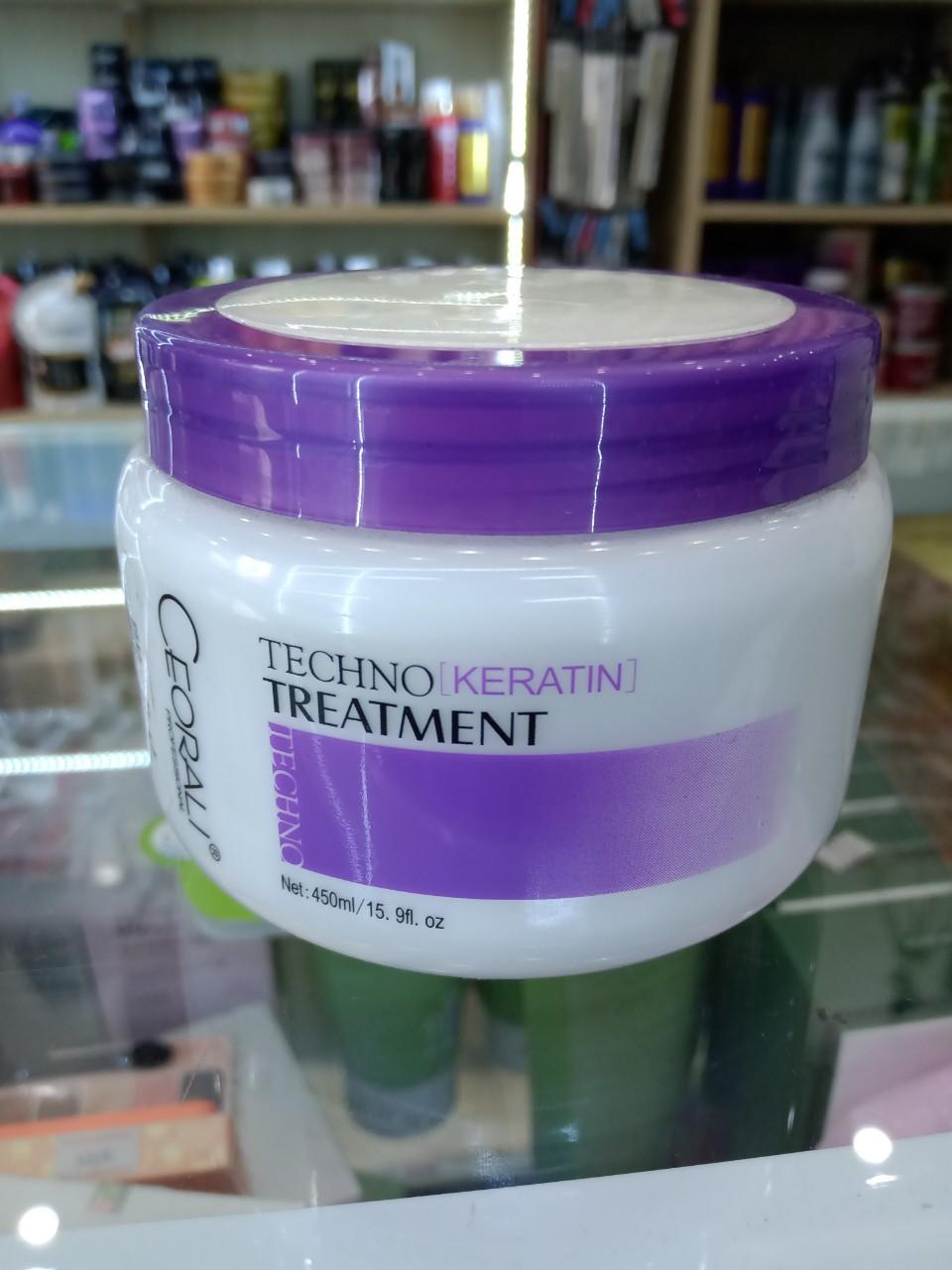 Kem hấp tóc phục hồi Ceorali tinh chất Keratin 450ml
