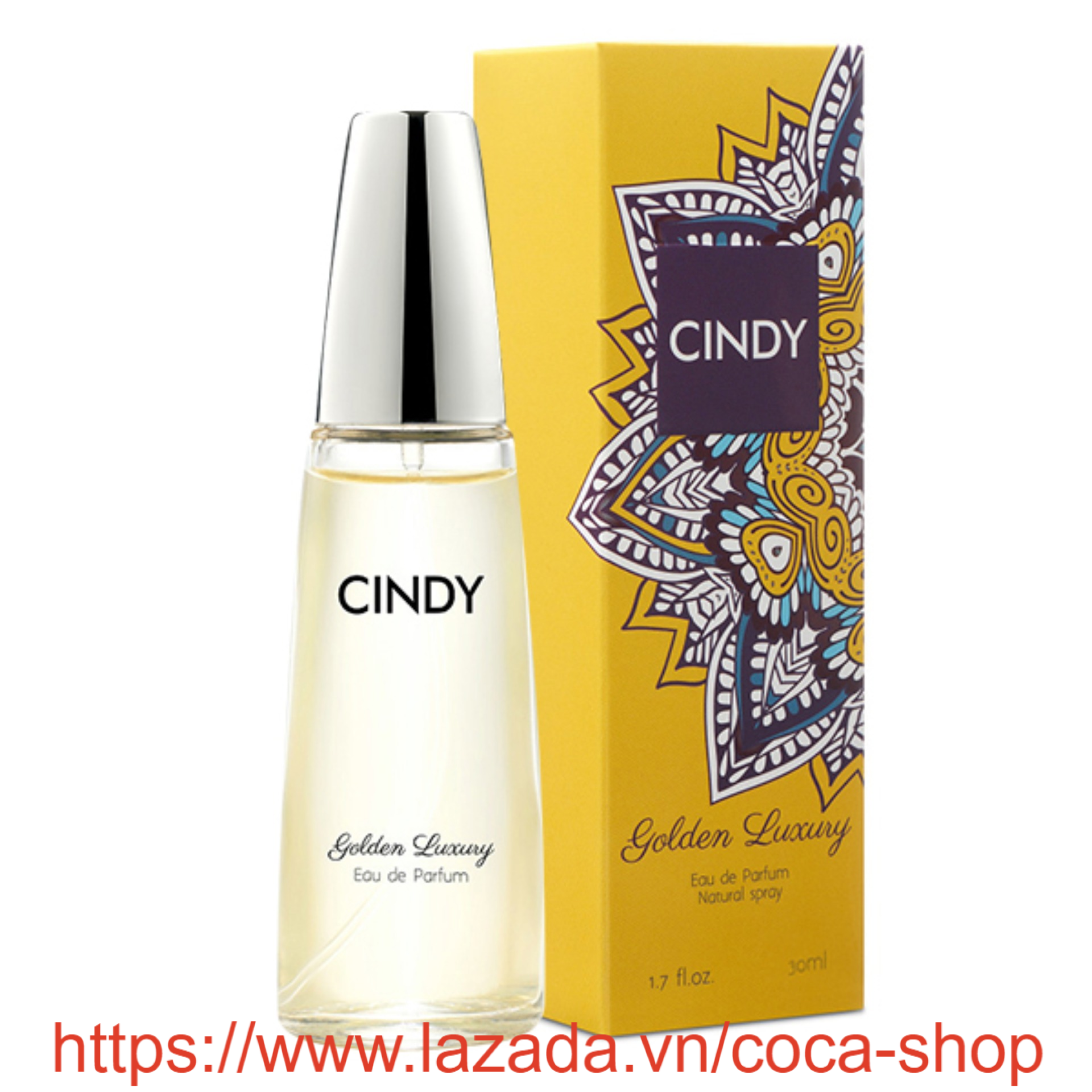 Nước Hoa Cindy Golden Luxury 50ml (Hàng Chuẩn)