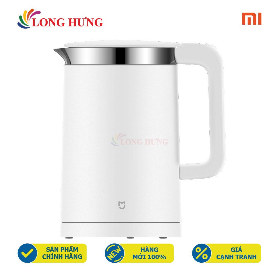 Bình đun siêu tốc Xiaomi Mijia Smart Kettle ZHF4012GL YM-K1501 - Hàng chính hãng - Công suất 1800W, đun sôi nhanh chóng, điều khiển qua app điện thoại, tự động ngắt điện
