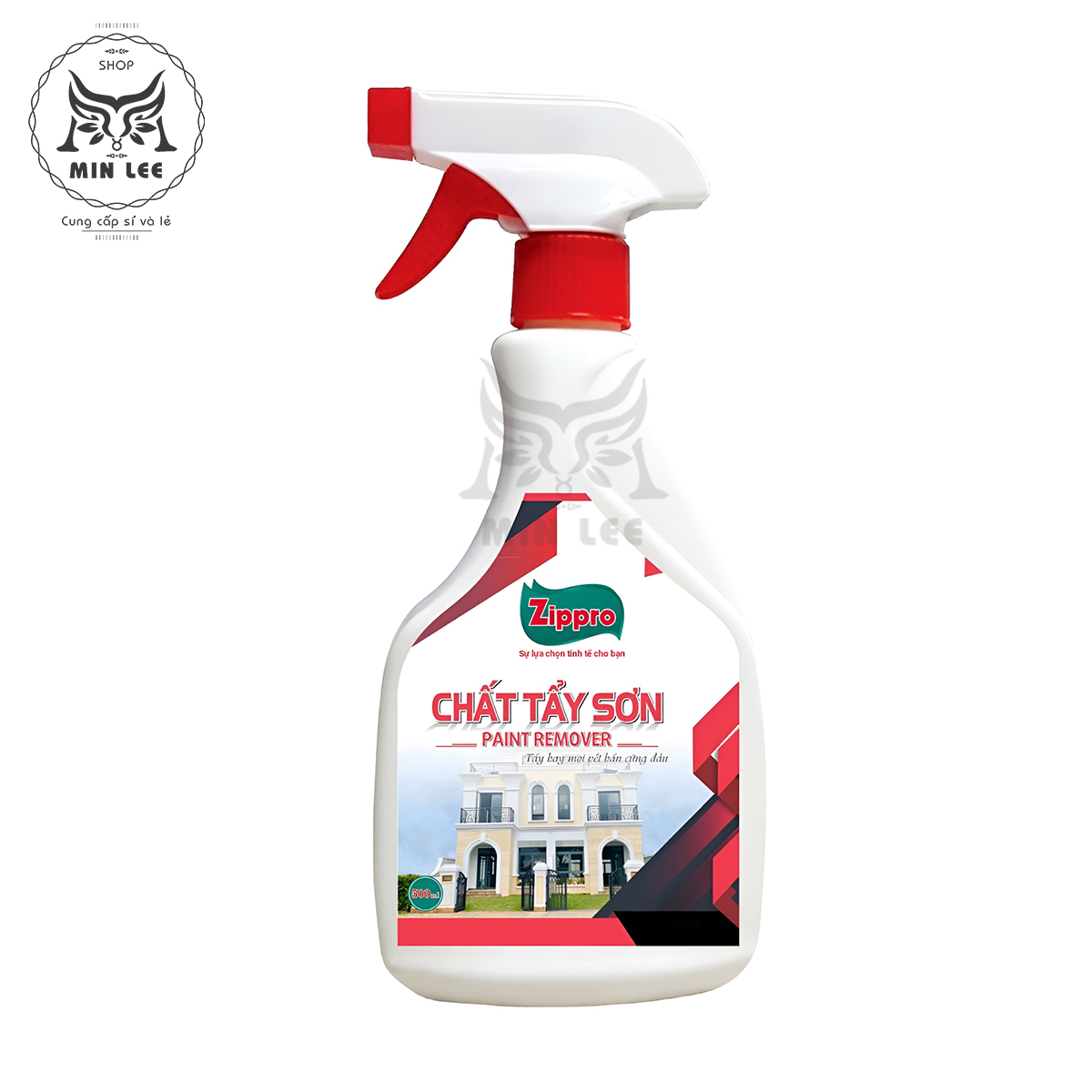 Chất tẩy sơn nhôm kính Zippro 500ml, Tẩy bã băng keo trên kính