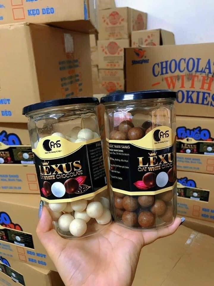 [HỦ 280G] Kẹo Lexus Oat White Chocolate siêu ngon tan chảy - Kẹo socola trứng - Socola lexus - Kẹo socola