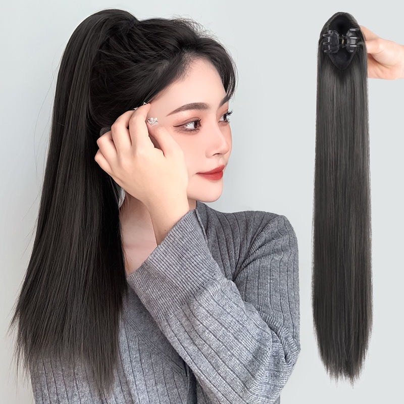 Ngoạm tóc thẳng giả nữ