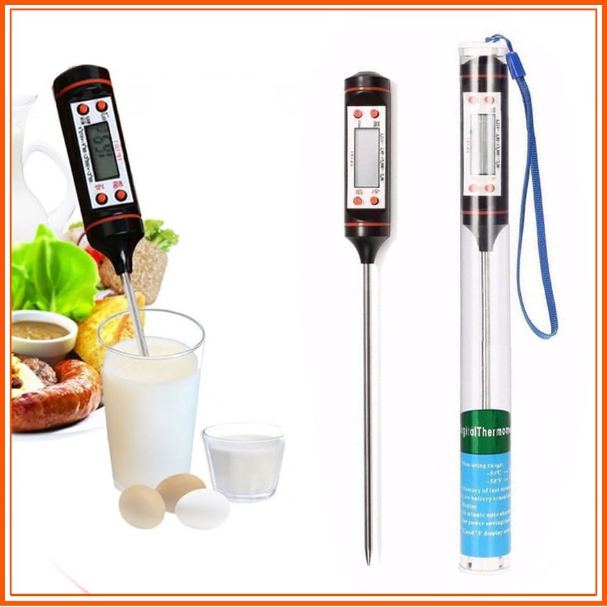 Nhiệt kế điện tử đa năng - đo nhiệt độ nước sữa thực phẩm, sản phẩm tốt với chất lượng và độ bền cao, cam kết giống như hình