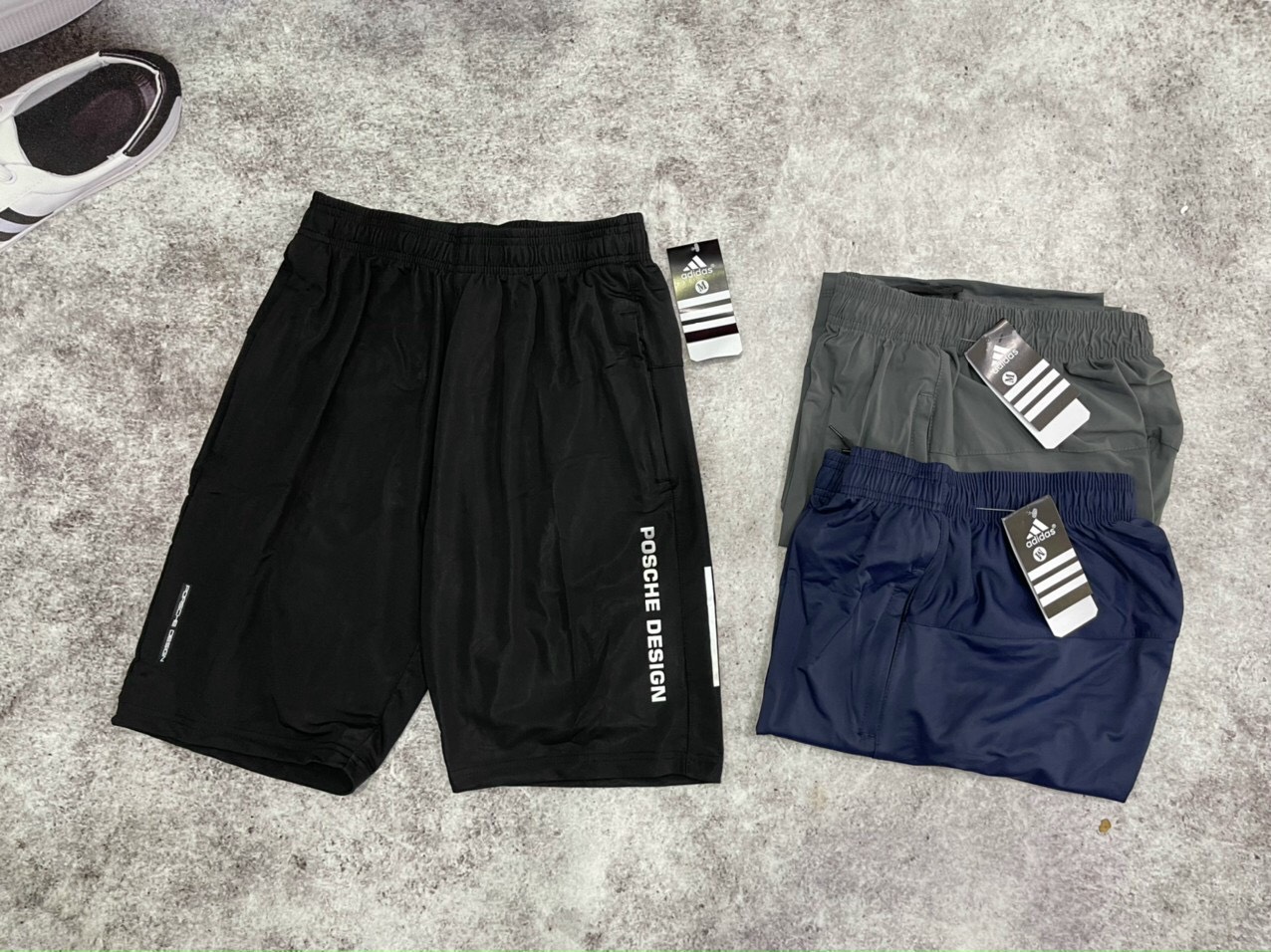 Quần Short Thể Thao Nam In Chữ Quần Tập Gym Nam Có Túi Khóa [Ảnh Chụp Thật] - OQ009