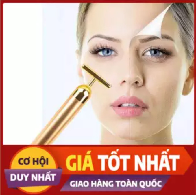 [HCM]Cây Massage Mặt Làm Trẻ Hóa Làn Da - Máy Massage Da Mặt Giảm Nếp Nhăn Hiệu Quả