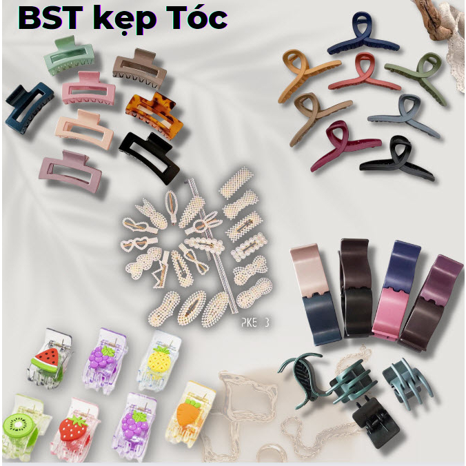 Kẹp tóc giá sỉ kẹp tóc giá rẻ mix nhiều mẫu