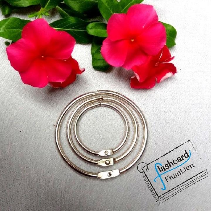 [HCM]Sĩ 100 khoen tròn các loại dùng làm flashcard và đóng sổ - Flashcard Phan Liên