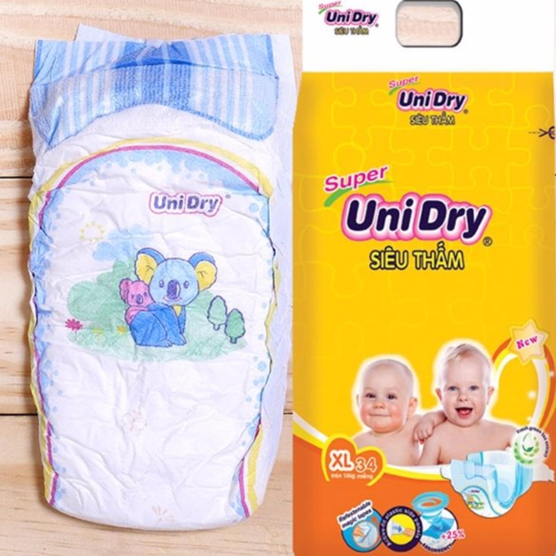 Combo 2 Bịch Tã Dán Siêu Thấm Unidry - Đủ Size chọn lựa