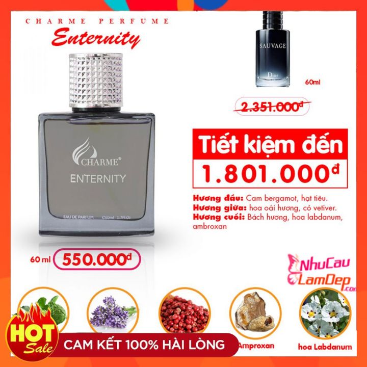 Nước hoa enternity dành cho nam 60ml nước hoa chính hãng