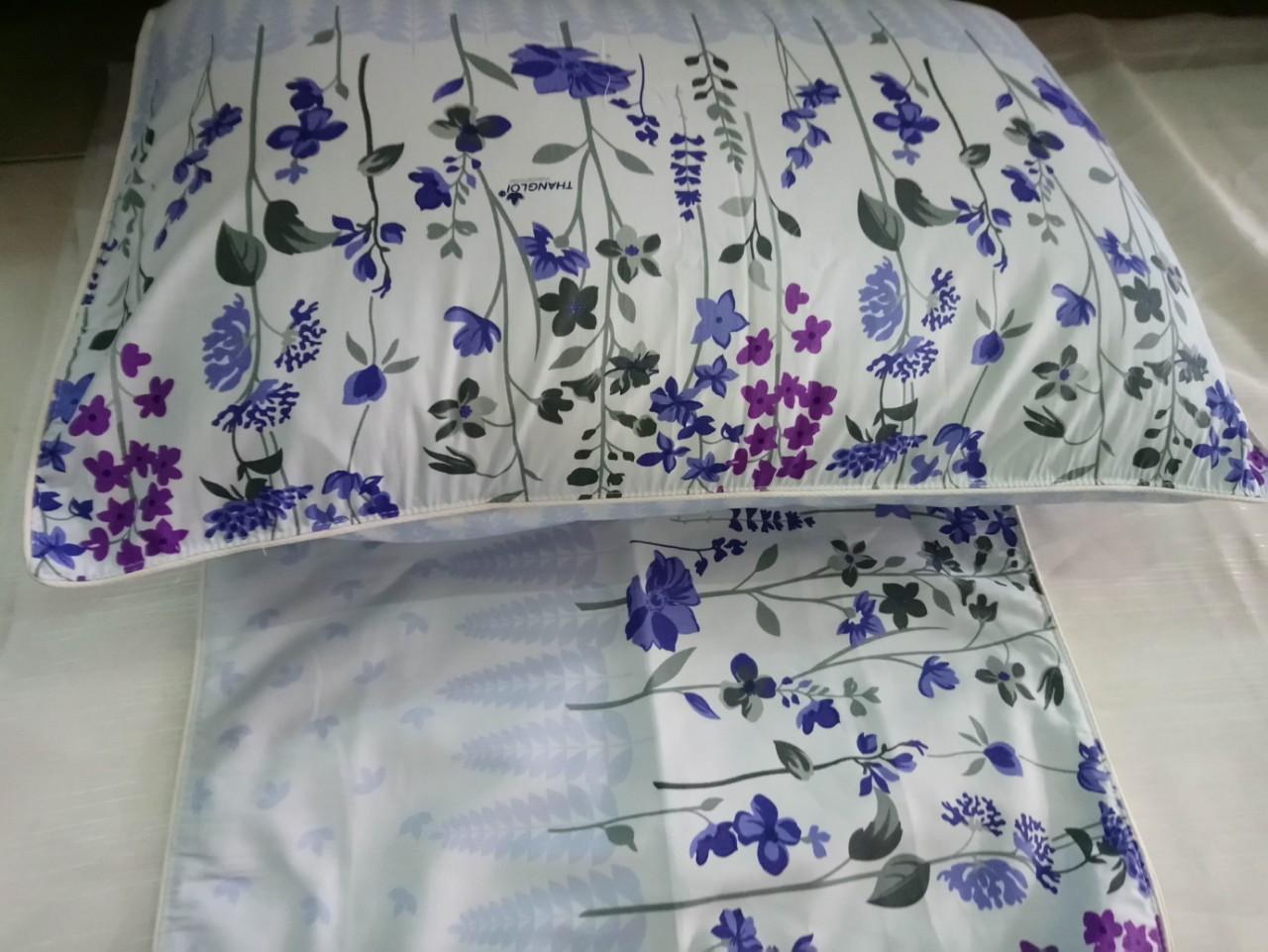 Combo 2 ruột gối hơi 50x70 cm + 1 cặp áo gối thắng lợi