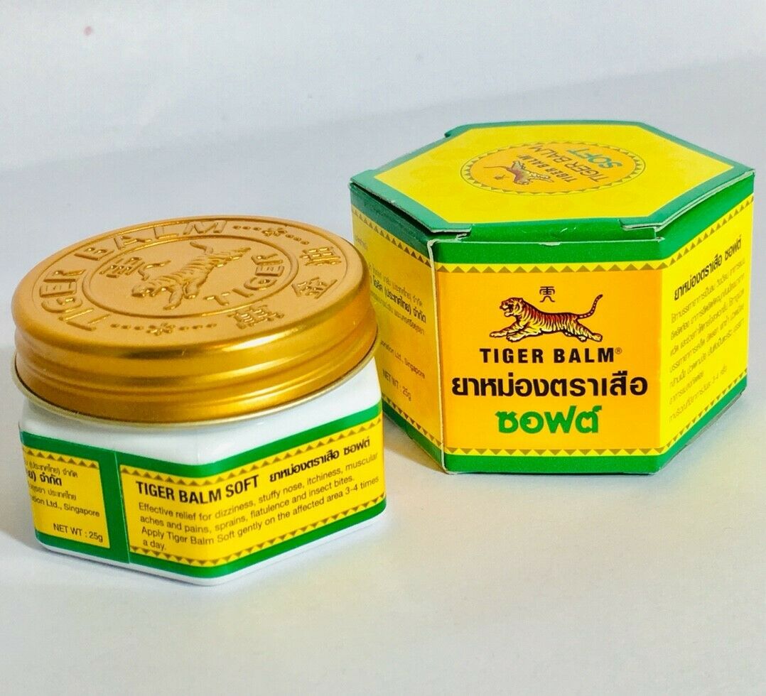 [HCM]Dầu Cù Là Con Hổ Công Thức Mềm Thái Lan Tiger Balm Soft White