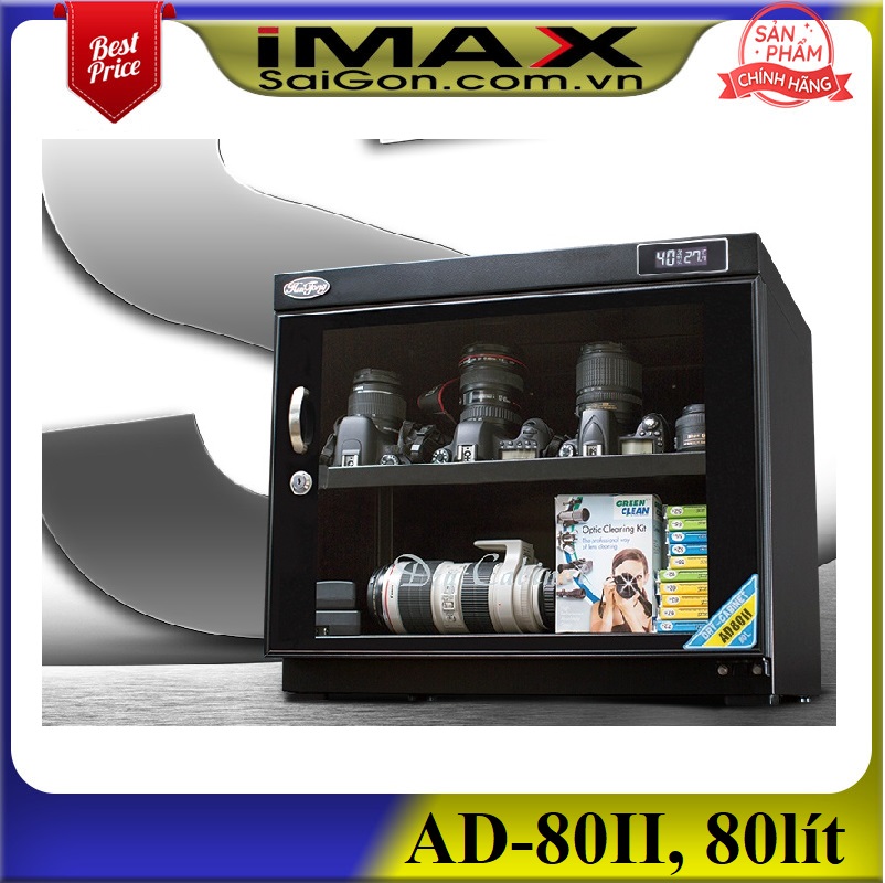 Tủ chống ẩm drycabi ad-80ii tủ ngang 80 lít