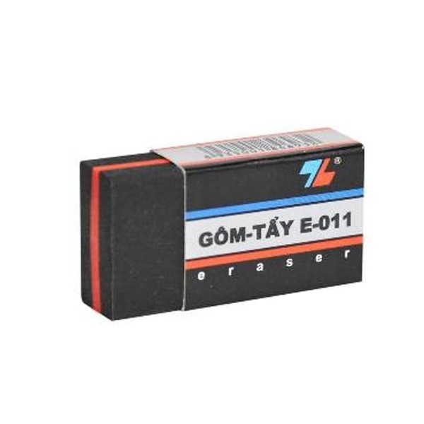 Gôm tẩy đen thiên long e-011