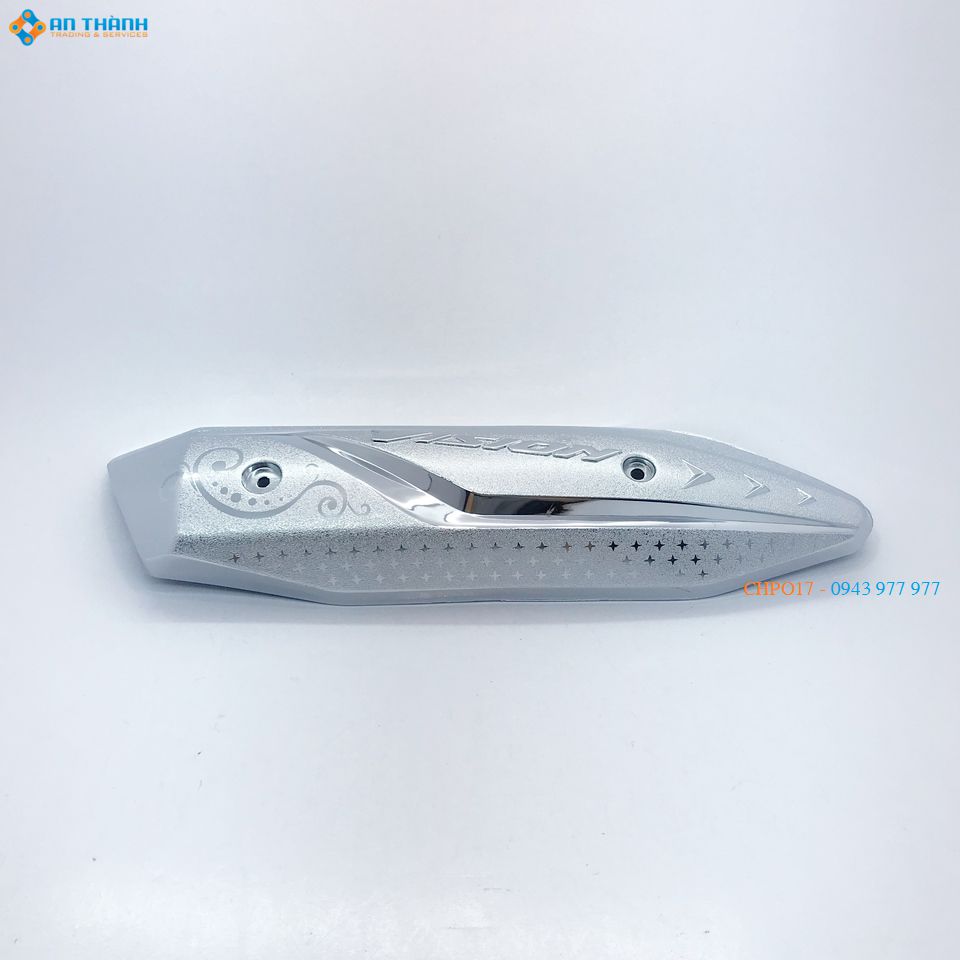 Ốp che pô Honda Vision (2019) xi mạ crom