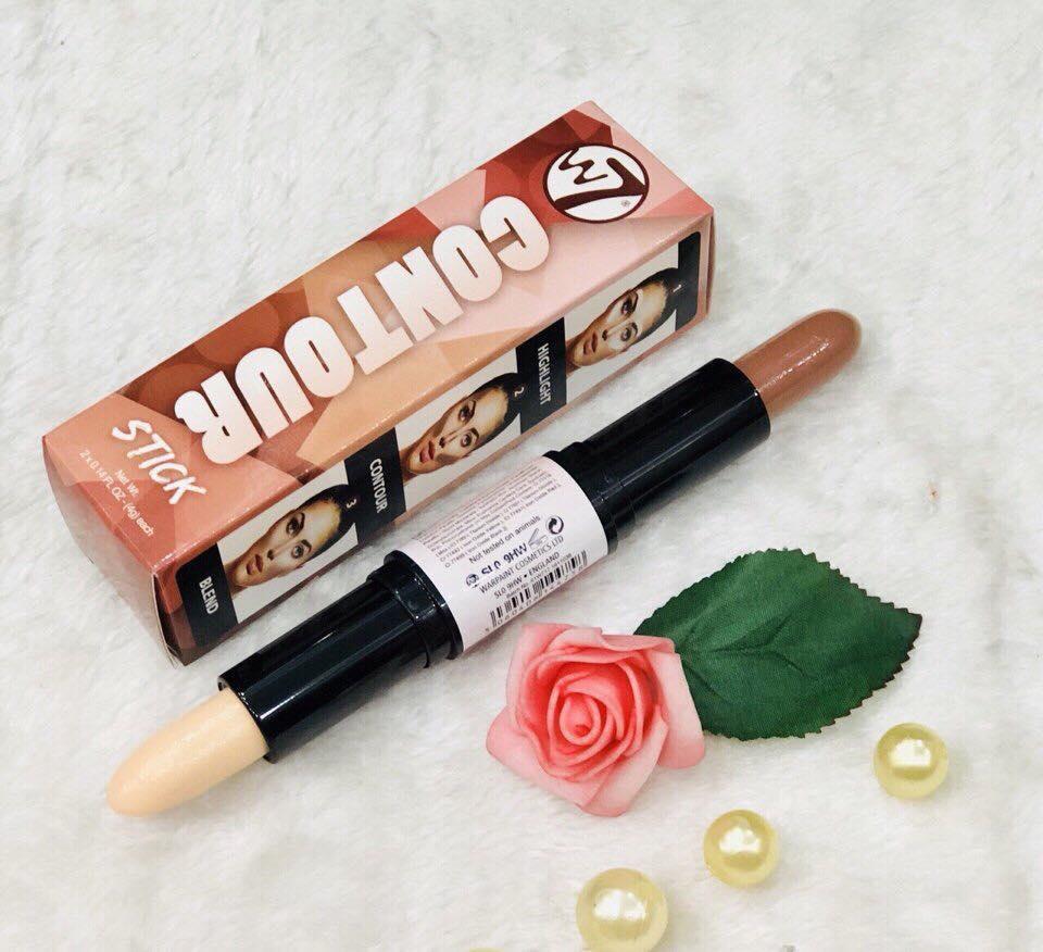 Tạo khối che khuyết điểm 2 đầu w7 contour stick