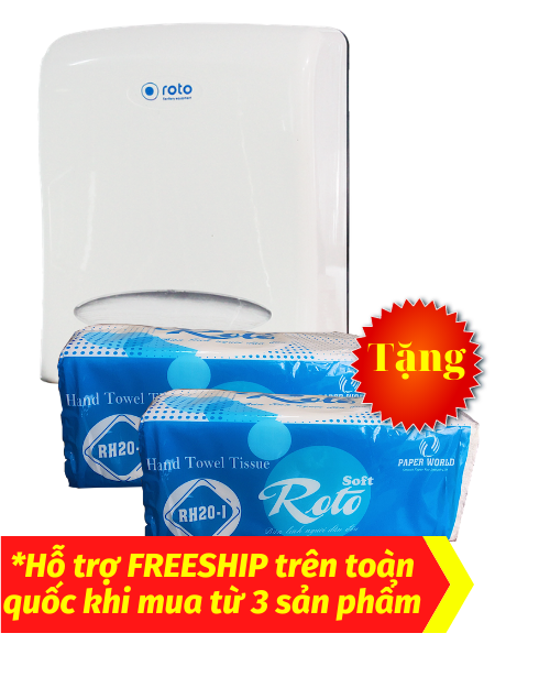 HỘP ĐỰNG GIẤY LAU TAY TREO TƯỜNG HATIKA ROTO 2