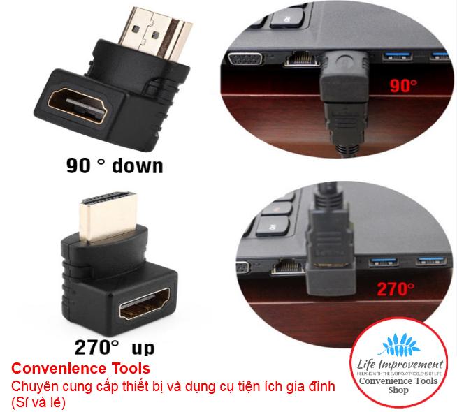 Đầu chuyển hướng dây kết nối hdmi cho mọi thiết bị