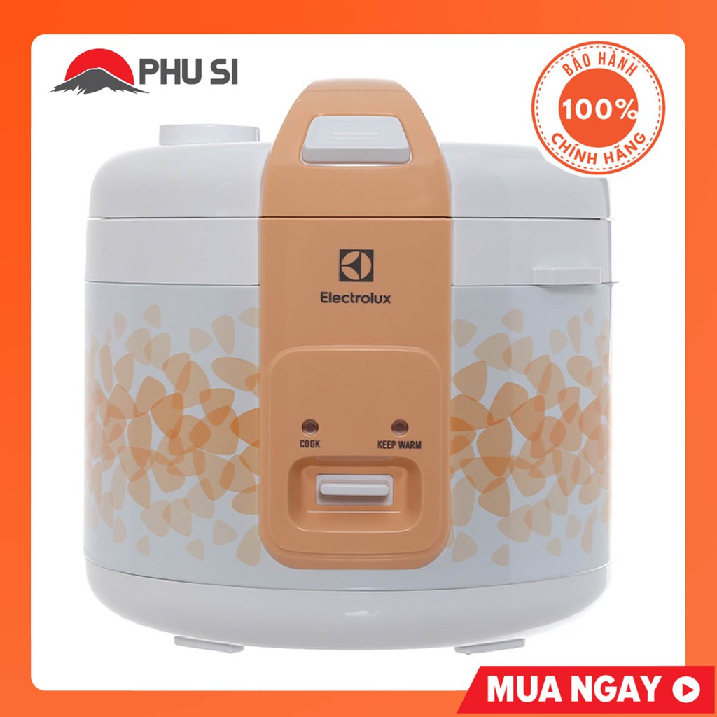Nồi cơm điện Electrolux 1.8 lít ERC3105 trưng bày- công nghệ nấu 2D, nồi truyền nhiệt nhanh giúp cơm chín đều-BH 12 tháng