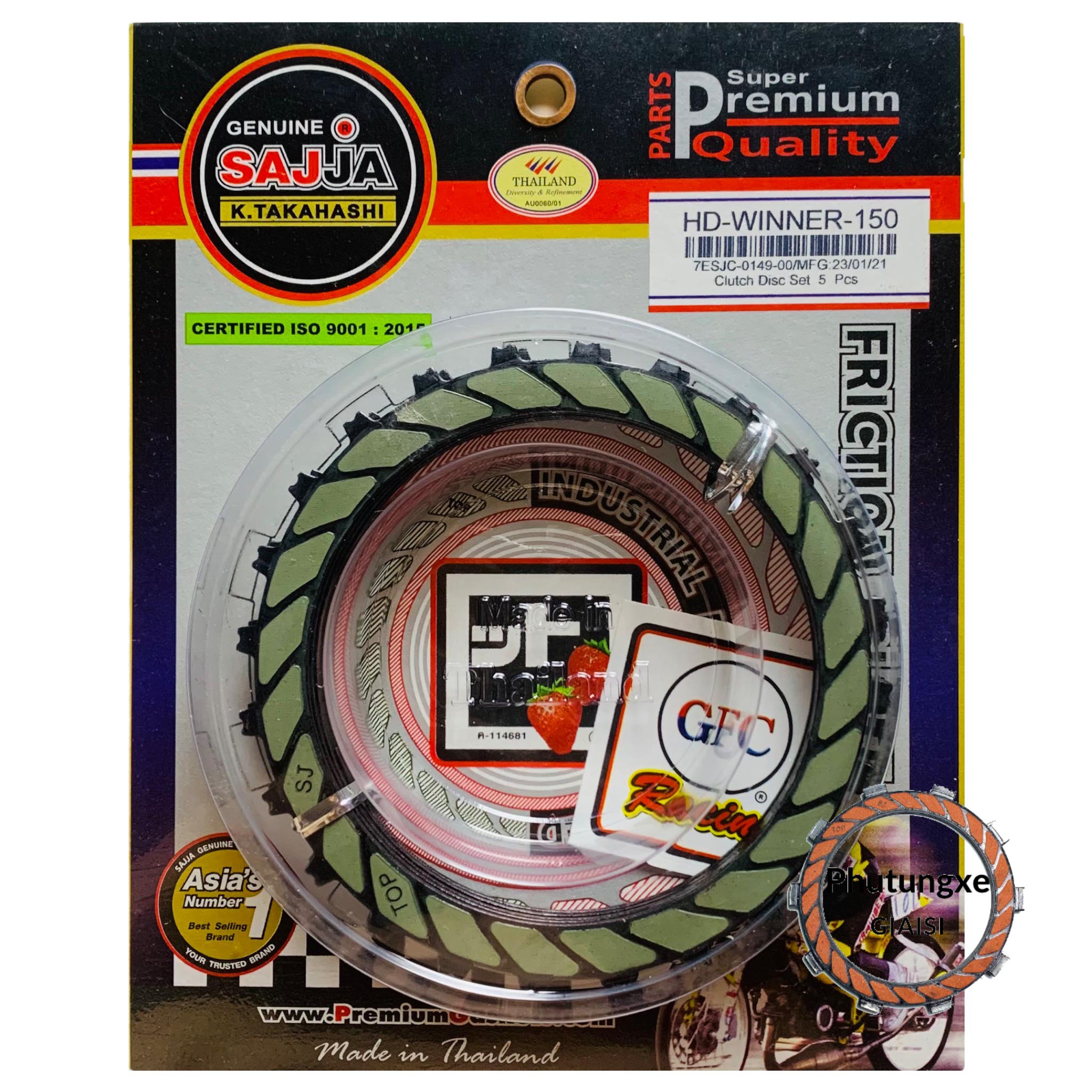 Bố nồi fcci sajja winner 150 - sonic 150 thailan
