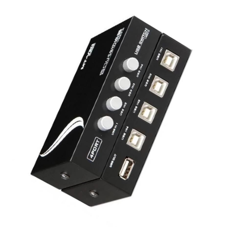 Bộ chia máy in 1 ra 4 bộ chia máy in 1 ra 4 cổng usb 4 máy tính chung 1 máy in